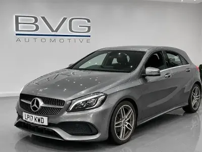 Used Mercedes A160 AMG Line Premium 102 HP (75 kW) 2017 Grey Hatchback