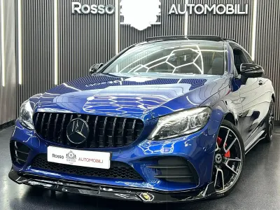 Used Mercedes C220 AMG line 2021 Blue Coupe