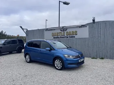 Used VW Touran Family 113 HP (83 kW) 2017 Blue MPV