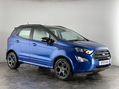 Blue Used 2019 Ford Ecosport ST-Line SUV | £10,100 (Fair price)
