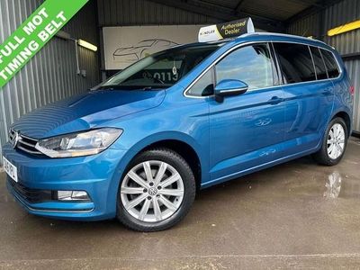 Used VW Touran SEL 150 HP (110 kW) 2016 Blue MPV