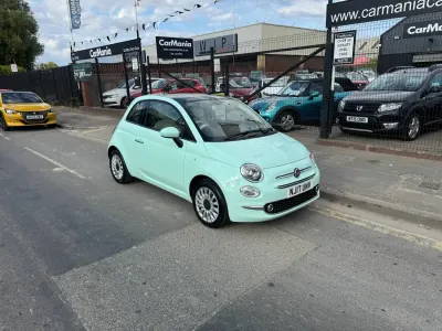 Used Fiat 500 Lounge 69 HP (50 kW) 2017 Green Hatchback