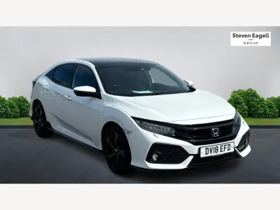 Używany Honda Civic Sport Plus 182 KM (133 kW) 2018 Biały Hatchback