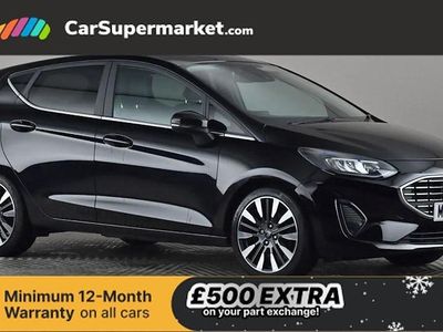 Black Used 2021 Ford Fiesta Titanium X Hatchback | £13,697 (Fair price)