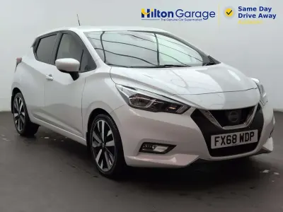 Used Nissan Micra Tekna 90 HP (66 kW) 2018 White Hatchback