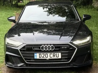 Used Audi A7 Sportback S-Line 282 HP (207 kW) 2018 Blue Hatchback