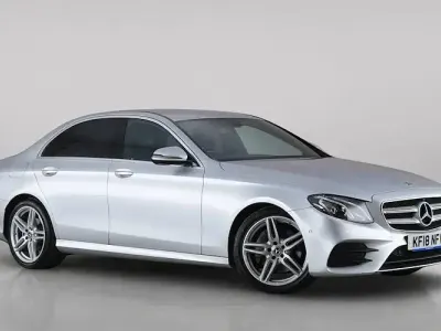 Used Mercedes E200 AMG line 150 HP (110 kW) 2018 Silver Sedan