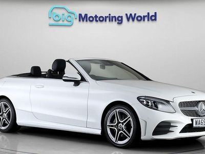 Used Mercedes C220 AMG line 194 HP (142 kW) 2019 White Cabriolet