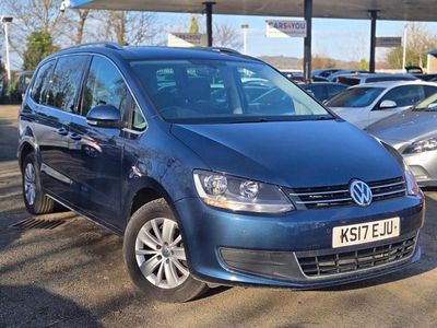 Used VW Sharan SE 150 HP (110 kW) 2017 Blue MPV