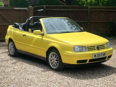 Used VW Golf Cabriolet Conceptline 2001 Yellow Cabriolet