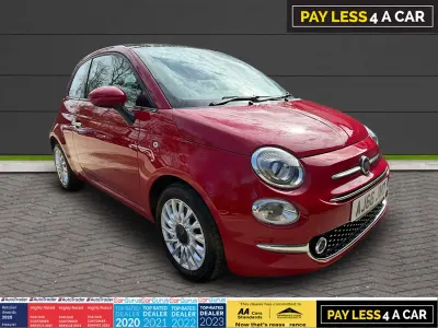 Used Fiat 500 Lounge 69 HP (50 kW) 2016 Red Hatchback