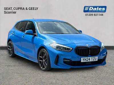 Used BMW 118 M Sport 134 HP (98 kW) 2024 Blue Hatchback