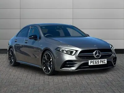 Used Mercedes A35 AMG Premium 301 HP (221 kW) 2019 Grey Sedan