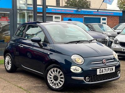 Blue Used 2021 Fiat 500 Dolcevita Hatchback | £8,780 (Fair price)