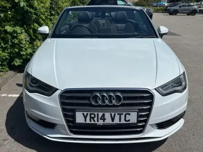 Used Audi Cabriolet Sport 150 HP (110 kW) 2014 White Cabriolet