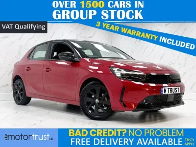 Used Vauxhall Corsa 75 HP (55 kW) 2024 Red Hatchback