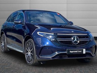 Used Mercedes EQC400 AMG line 300 kW (408 HP) 2021 Blue SUV