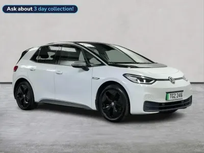 Used VW ID.3 Pro 150 kW (204 HP) 2020 White Hatchback