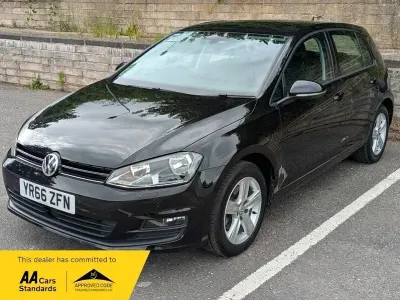 Used VW Golf VII Edition 125 HP (91 kW) 2016 Black Hatchback