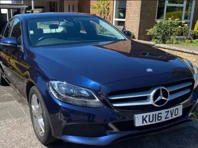 Used Mercedes C200 SE 184 HP (135 kW) 2016 Blue Sedan