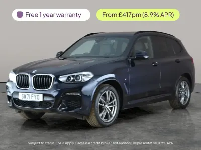 Used BMW X3 M Sport 190 HP (139 kW) 2021 Black SUV