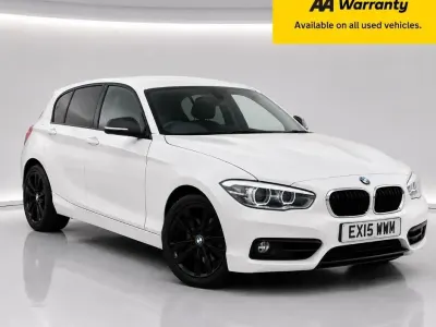 Used BMW 116 Sport Line 2015 White Hatchback