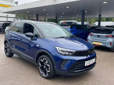 Used Vauxhall Crossland Ultimate 130 HP (95 kW) 2023 Blue SUV