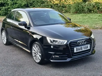 Used Audi A1 S-Line 2018 Black Hatchback