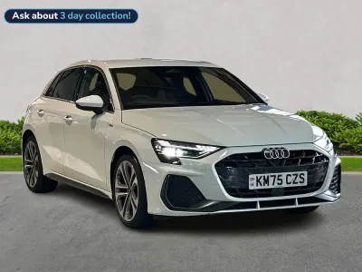 Used Audi A3 Sportback S-Line 150 HP (110 kW) 2025 White Hatchback