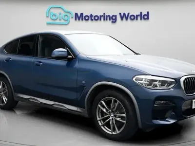Used BMW X4 M Sport 190 HP (139 kW) 2019 Blue SUV