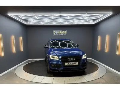 Used Audi Q5 S-line plus 190 HP (139 kW) 2016 Blue SUV