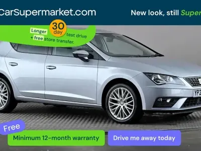 Begagnad Seat Leon SE Dynamic 116 HK (85 kW) 2020 Silver Halvkombi