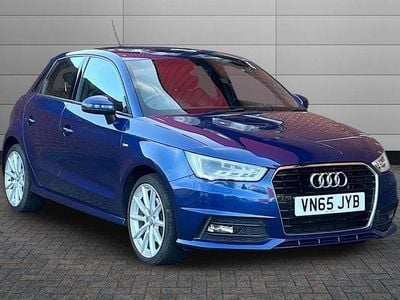 Usado Audi A1 S-Line 125 HP (91 kW) 2015 Azul Citadino