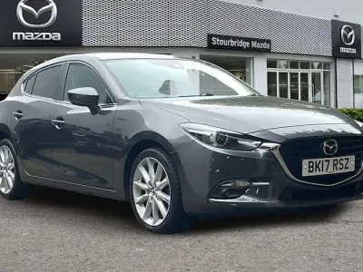 Usado Mazda 3 Inclusive 120 CV (88 kW) 2016 Gris Utilitario