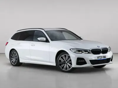 Used BMW 330e M Sport 292 HP (214 kW) 2021 White Estate