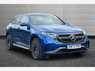Used Mercedes EQC400 AMG Line Premium 300 kW (408 HP) 2023 Blue SUV