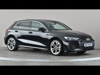 Used Audi A3 e-tron S-Line 2025 Black Hatchback