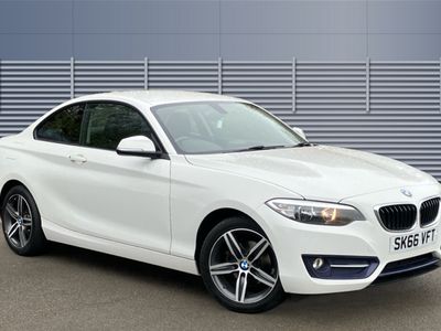 used BMW 218 2 Series i Sport 2dr [Nav] Petrol Coupe