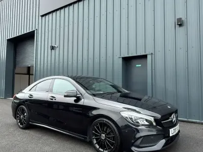 Used Mercedes CLA200 AMG line 2019 Black Coupe
