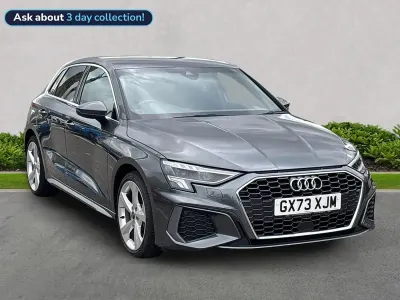 Used Audi A3 Sportback S-Line 110 HP (80 kW) 2023 Grey Hatchback