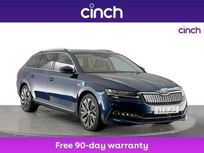 Blue Used 2021 Skoda Superb Estate | £23,549