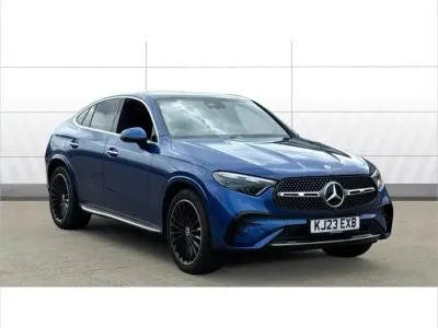 Used Mercedes GLC220 AMG line 197 HP (144 kW) 2023 Blue SUV