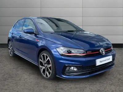 Used VW Polo GTI 200 HP (147 kW) 2019 Blue Hatchback