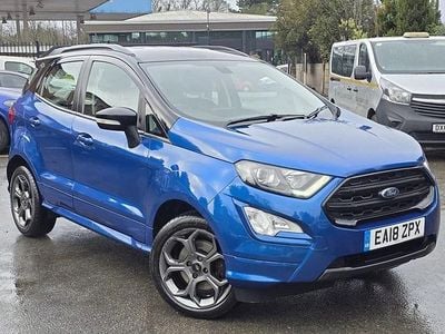 Used Ford Ecosport ST-Line 125 HP (91 kW) 2018 Blue SUV
