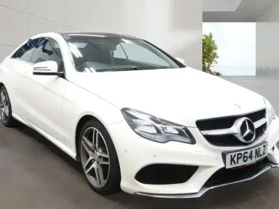 Used Mercedes E250 AMG line 2014 White Coupe