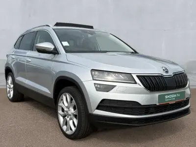 Used Skoda Karoq 150 HP (110 kW) 2018 Brilliant silver SUV