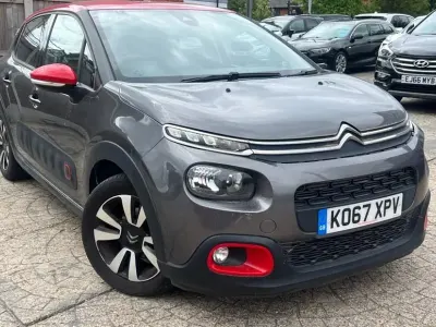 Used Citroën C3 Flair 110 HP (80 kW) 2018 Grey Hatchback