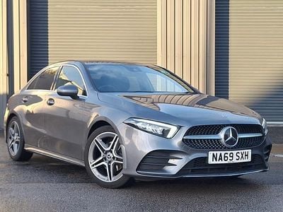 Used Mercedes A200 AMG line 163 HP (119 kW) 2019 Grey Sedan