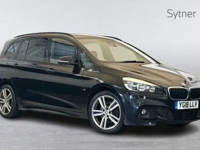 Used BMW 218 Gran Tourer M Sport 138 HP (101 kW) 2018 Black MPV