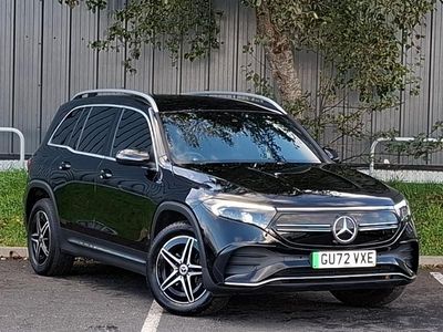 Black Used 2022 Mercedes EQB350 AMG line SUV | £26,698 (Fair price)